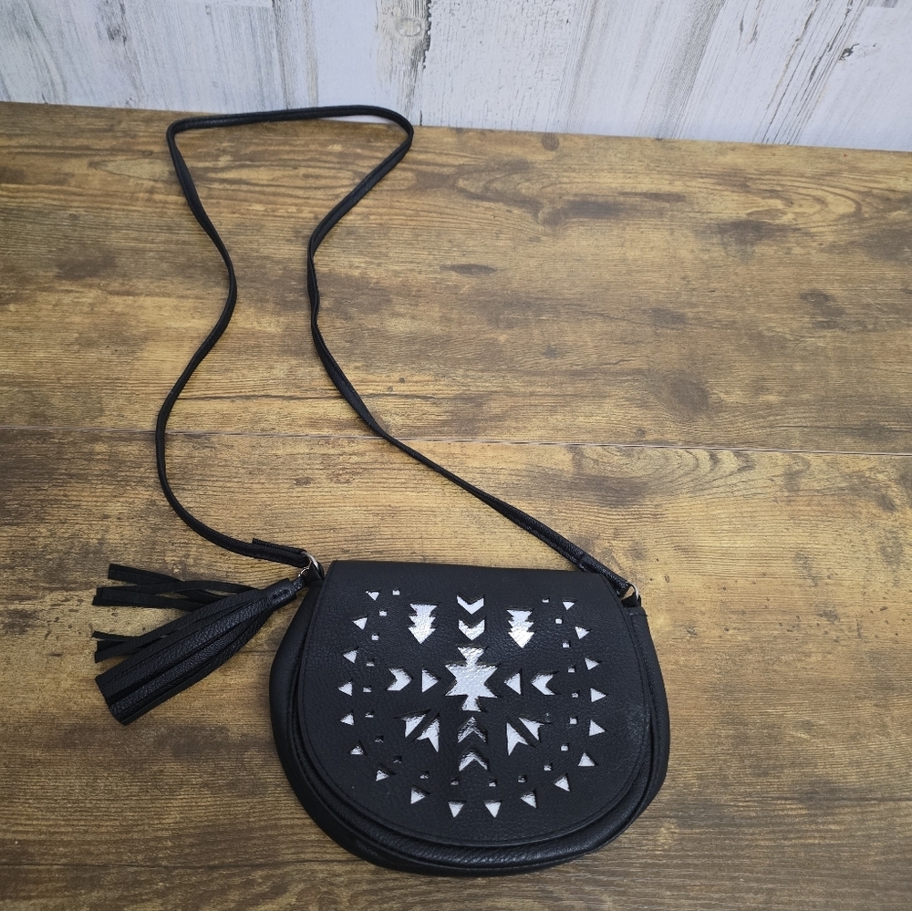 Cute Black Crossbody Bag Unbranded